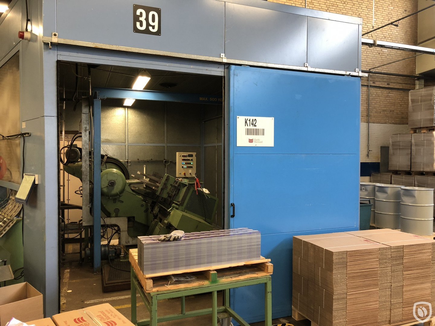 Línea de producción de tapas para latas de betún de zapatos Ø 56 mm