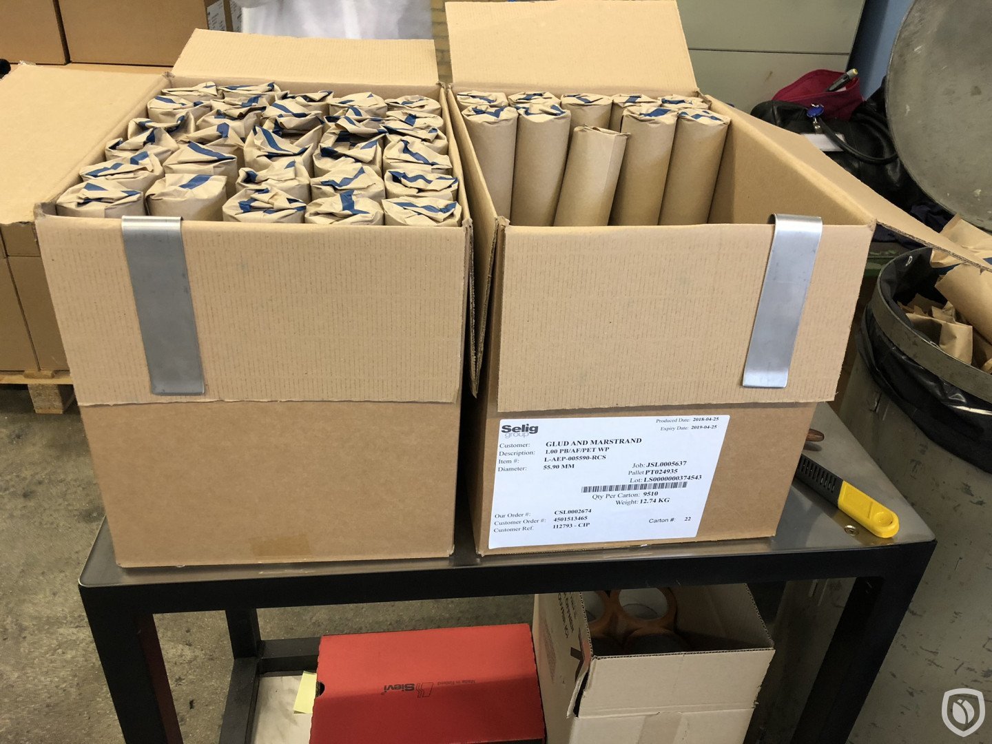 Línea de producción de tapas para latas de betún de zapatos Ø 56 mm