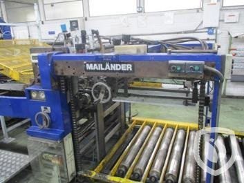 Mailander 121 línea de impresión monocolor / de barnizado con horno túnel LTG de 30 metros
