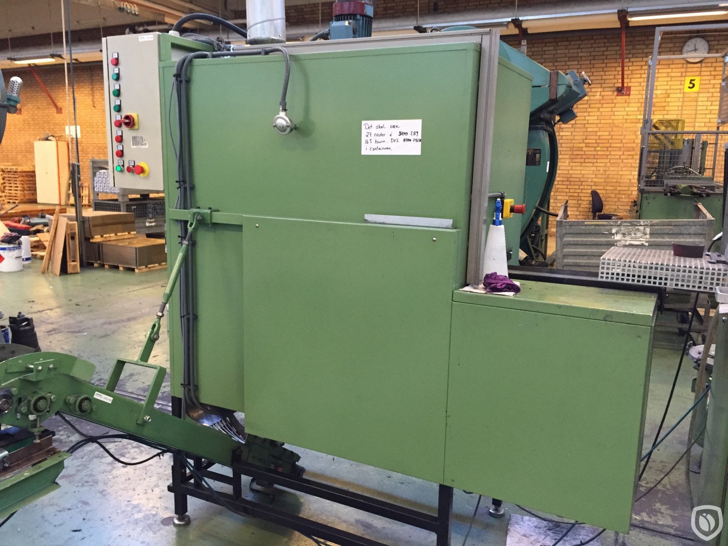 BIBRA partly endmaking line for diameter Ø 165 mm