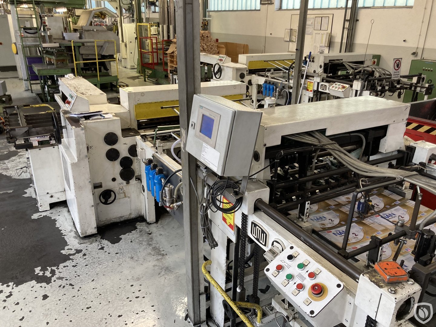 Soudronic SBW linea de producción de latas de leche