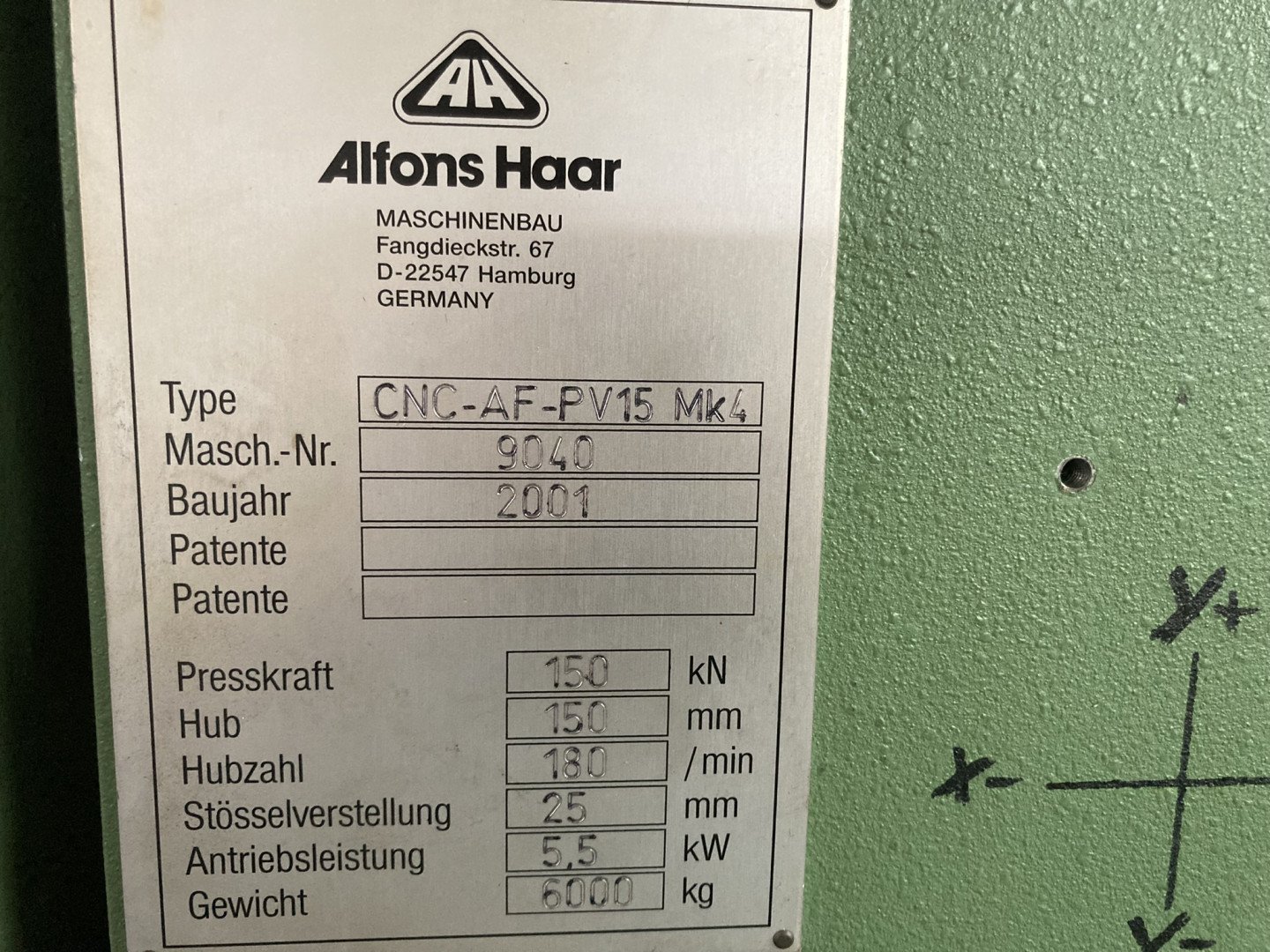 Alfons Haar CNC-AF-PV15 Mk4