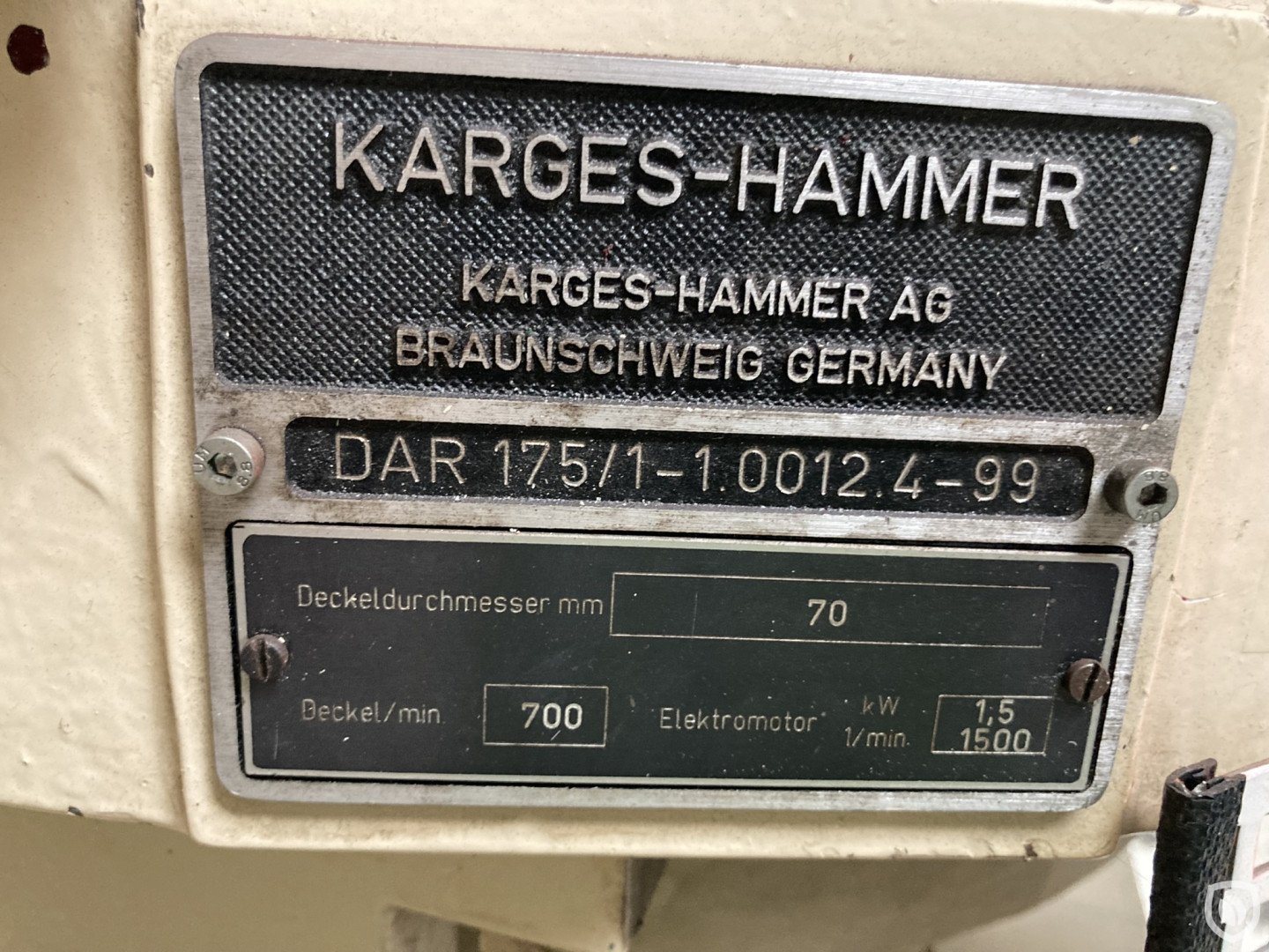 Karges Hammer DAR 175/1