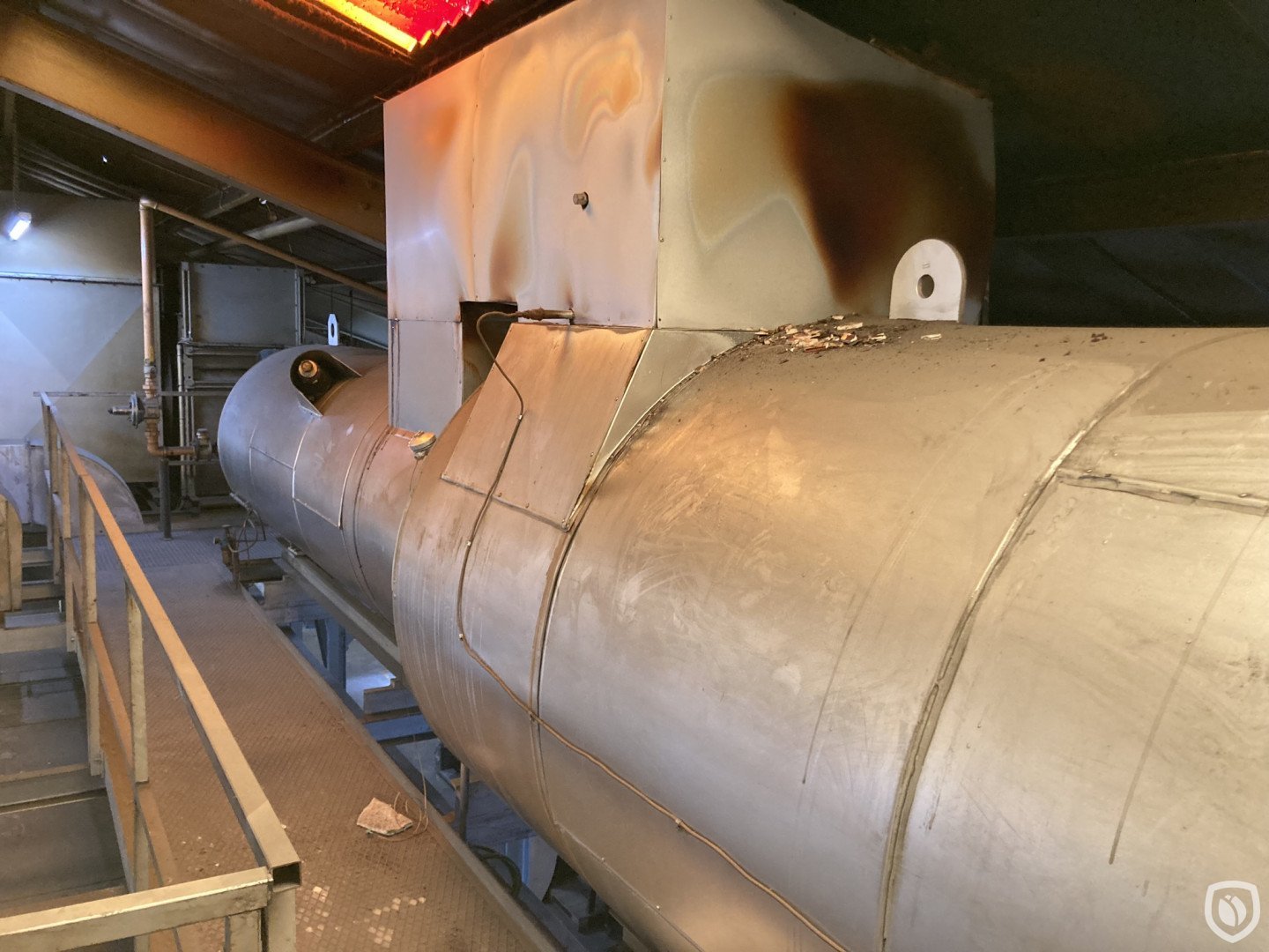 FUJI-C451 línea de barnizado con LTG horno túnel de 28 metros e incinerador