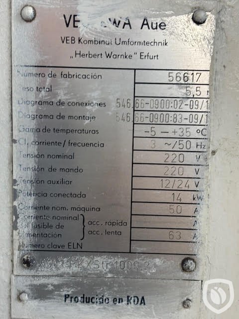 Machine plate Shear