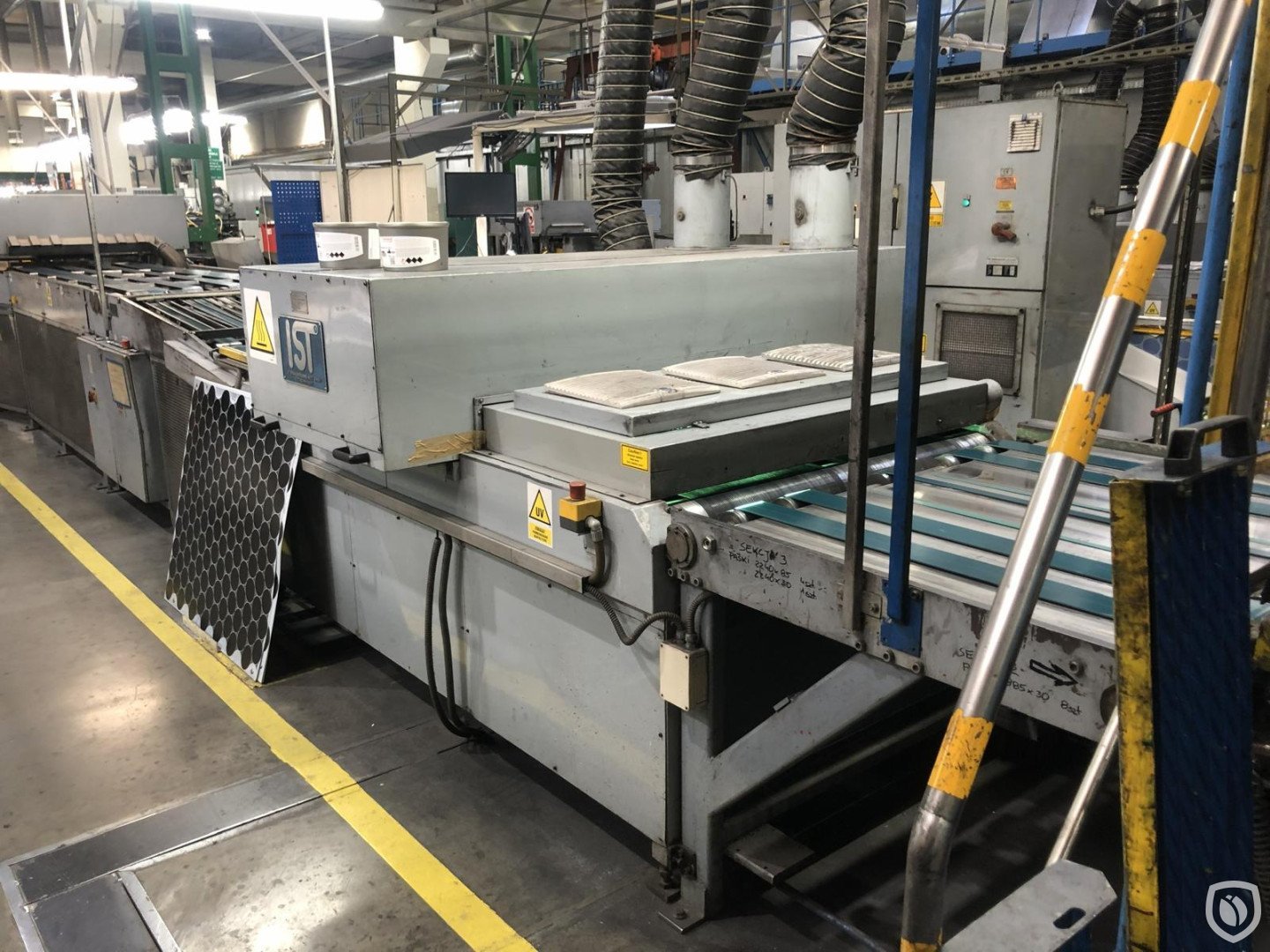 Mailander 121 single colour printing line with UV-oven
