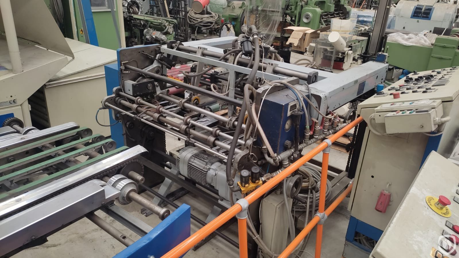 Mailander 162 bi-color printing with 460 plain coating